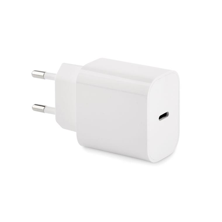 Adaptor USB 2 porturi 20W PLUGME Alb