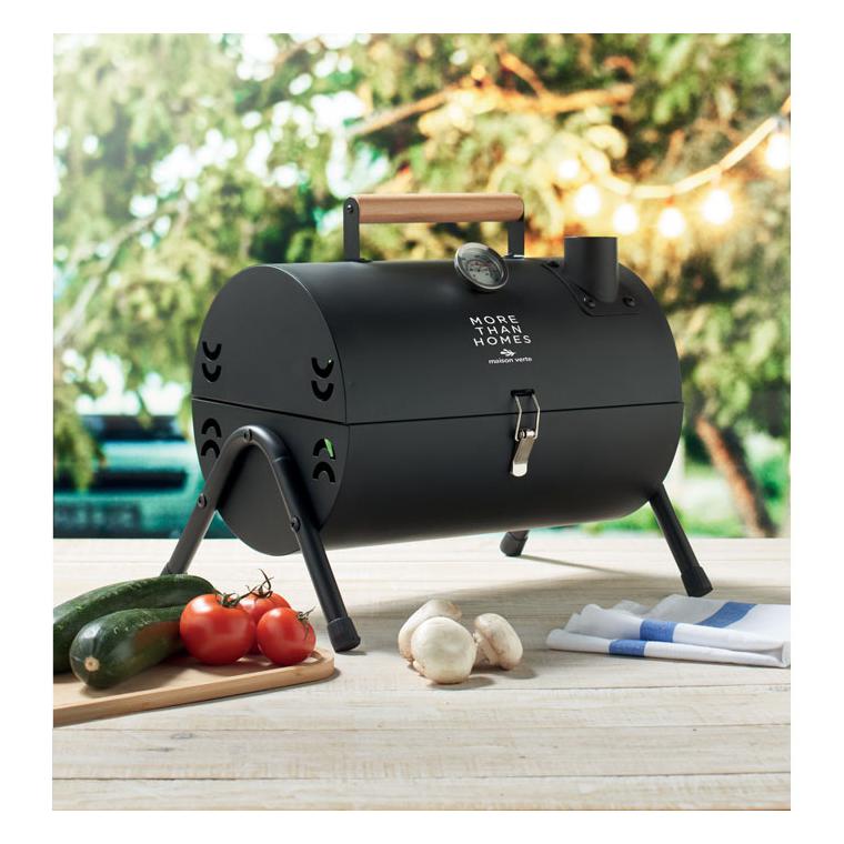 Grătar portabil cu coș CHIMEY Negru