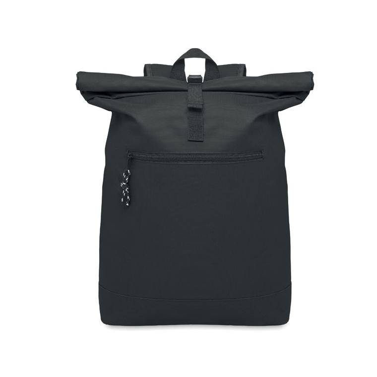 Rucsac rolltop din poliester 600D IREA Negru