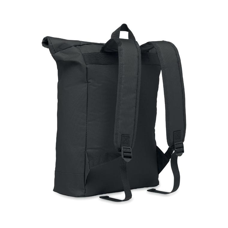 Rucsac rolltop din poliester 600D IREA Negru