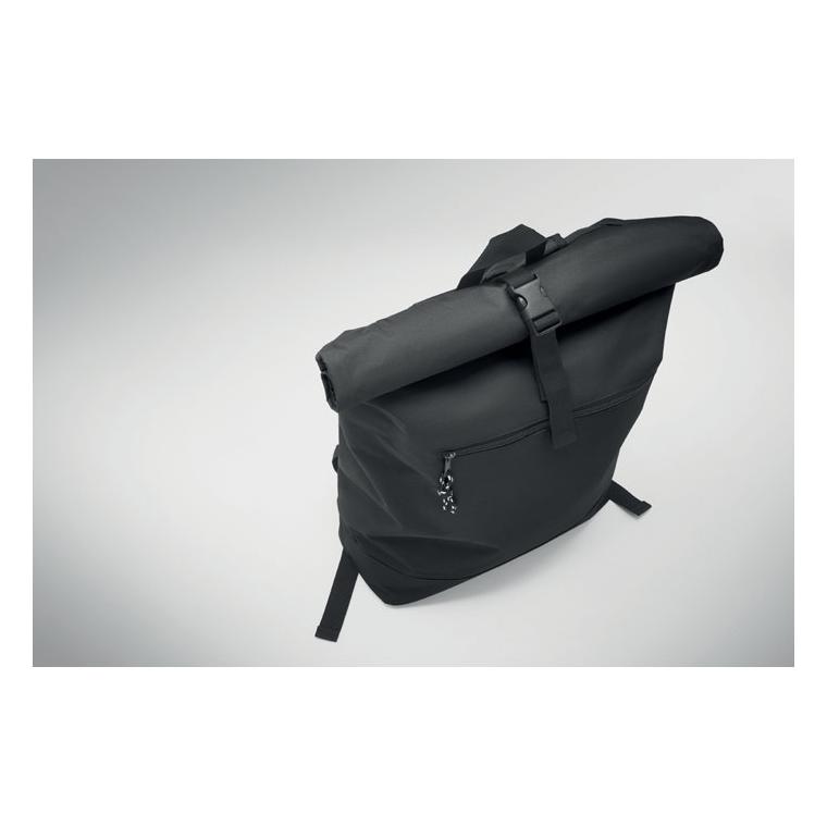 Rucsac rolltop din poliester 600D IREA Negru