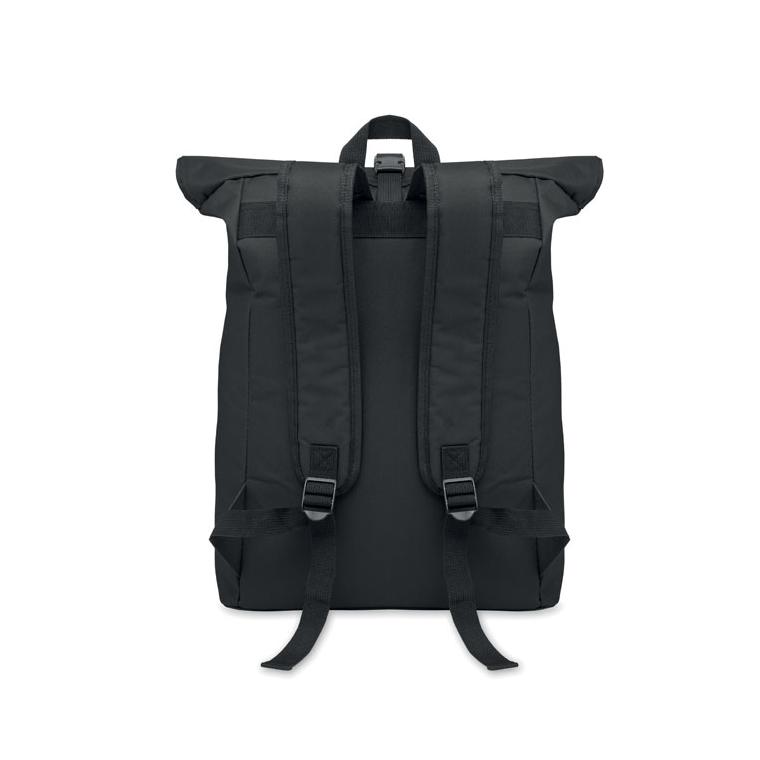 Rucsac rolltop din poliester 600D IREA Negru