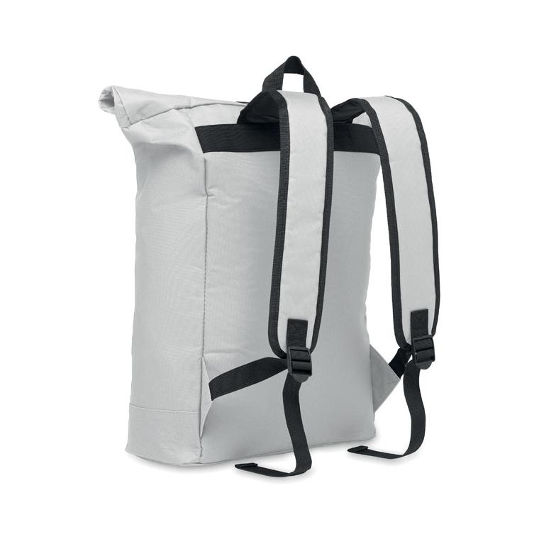 Rucsac rolltop din poliester 600D IREA Alb