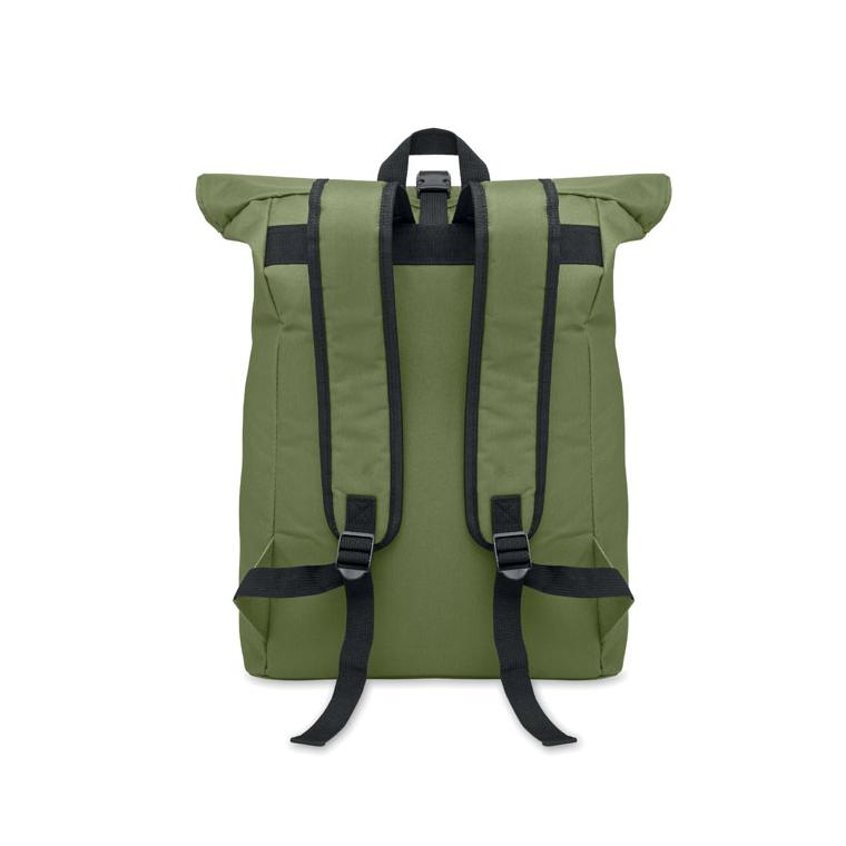 Rucsac rolltop din poliester 600D IREA Verde militar