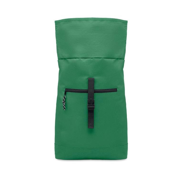 Rucsac rolltop din poliester 600D IREA Verde Inchis