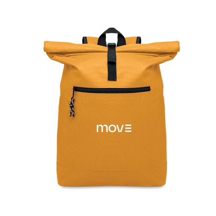 Rucsac rolltop din poliester 600D IREA ocru