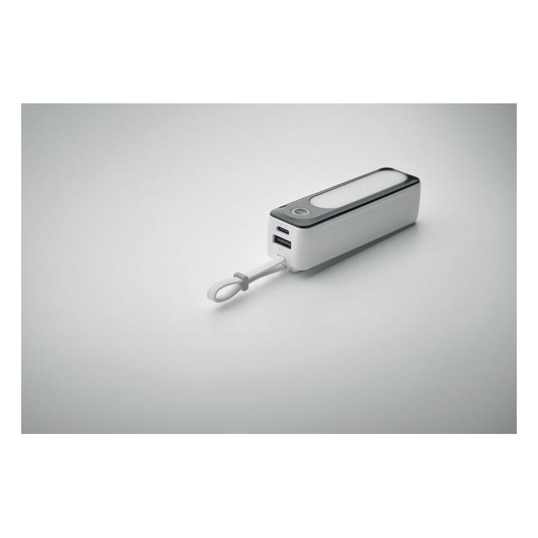 Powerbank 5000 mAh COB POWLIGHT Alb