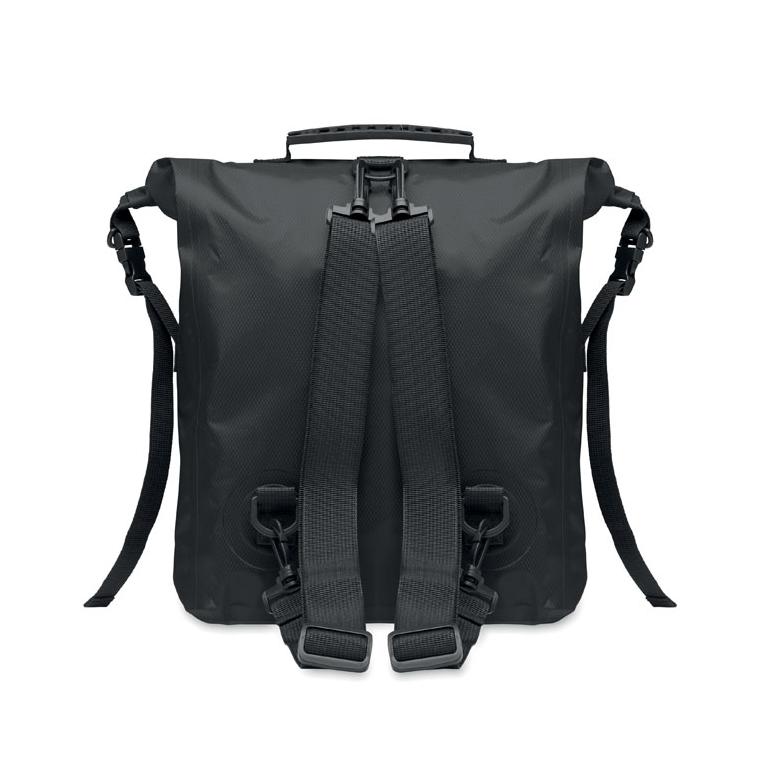 Geantă impermeabilă RPET rolltop SCUBAROLL Negru