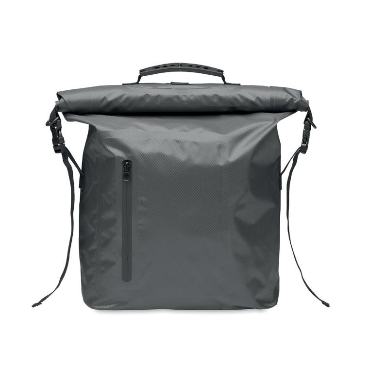 Geantă impermeabilă RPET rolltop SCUBAROLL Gri închis