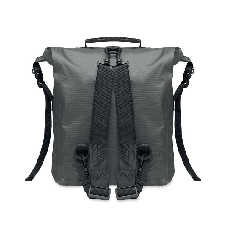 Geantă impermeabilă RPET rolltop SCUBAROLL Gri închis