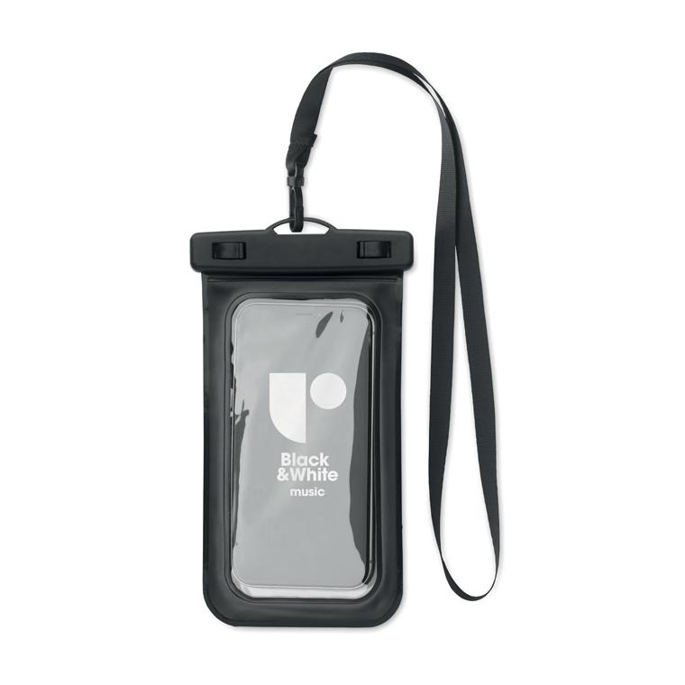 Husă impermeabilă pentru smartphone SMAG Negru