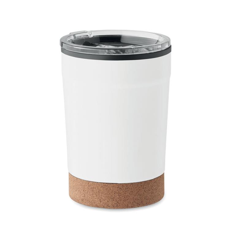 Cană cu perete dublu de 300 ml NOMU Alb