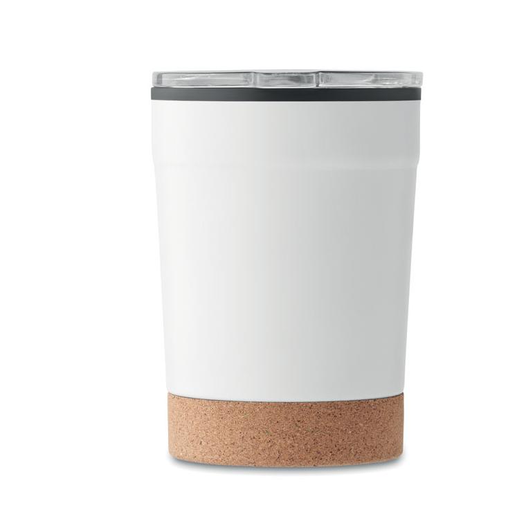 Cană cu perete dublu de 300 ml NOMU Alb