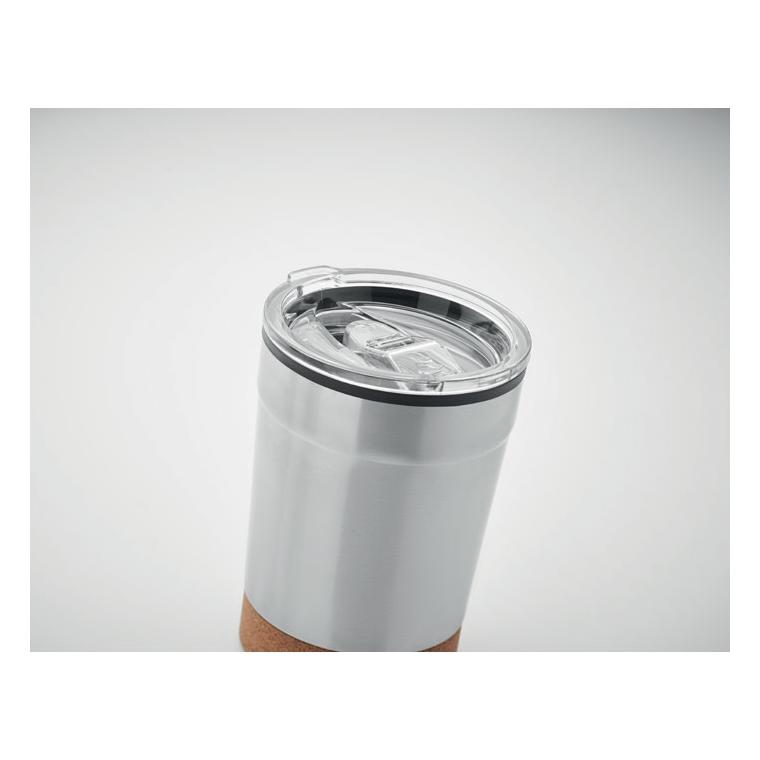 Cană cu perete dublu de 300 ml NOMU Alb