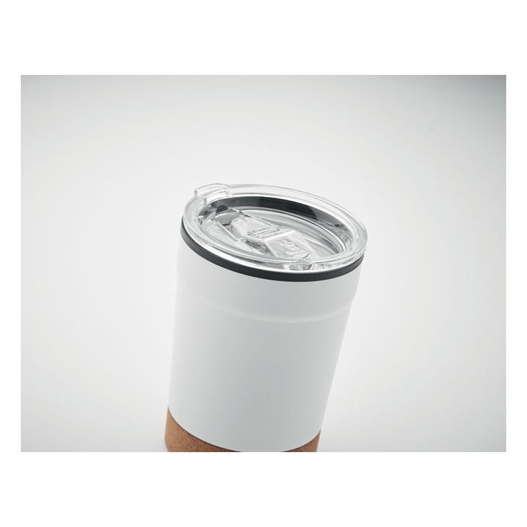 Cană cu perete dublu de 300 ml NOMU Argintiu mat