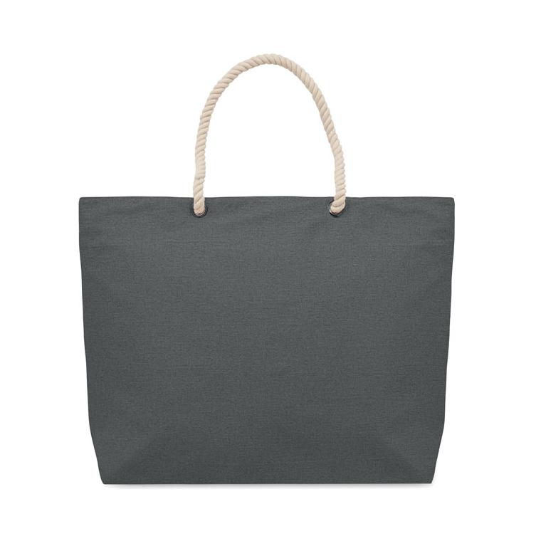 Geantă plajă cu mâner din șnur 220 gr/m² MARE Negru