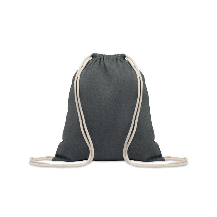 Sacoșă bumbac reciclat 140 gr/m² MUJIKA Negru