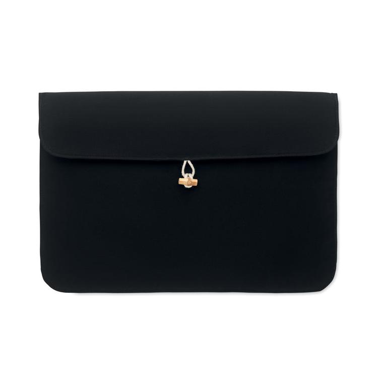 Husă bumbac 220 gr/m² 15 inch COTIN Negru