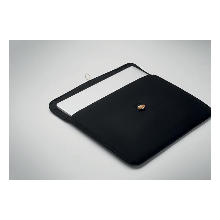 Husă bumbac 220 gr/m² 15 inch COTIN Negru