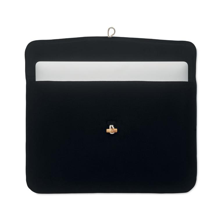 Husă bumbac 220 gr/m² 15 inch COTIN Negru