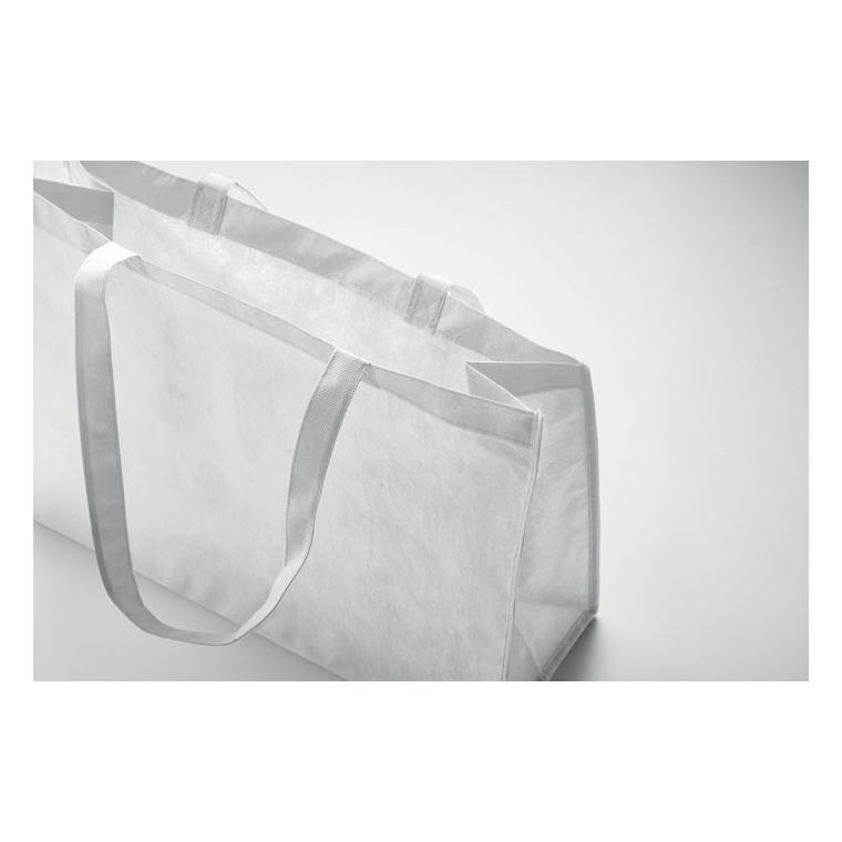 Sacoșă cumpărături RPET nețesut KAIMONO Alb