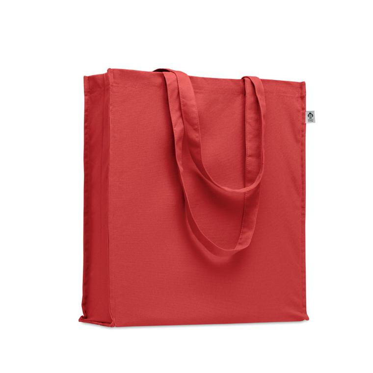 Sacoșă din bumbac organic BENTE COLOUR Roșu