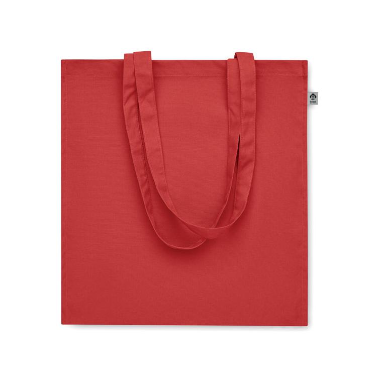 Sacoșă din bumbac organic BENTE COLOUR Roșu