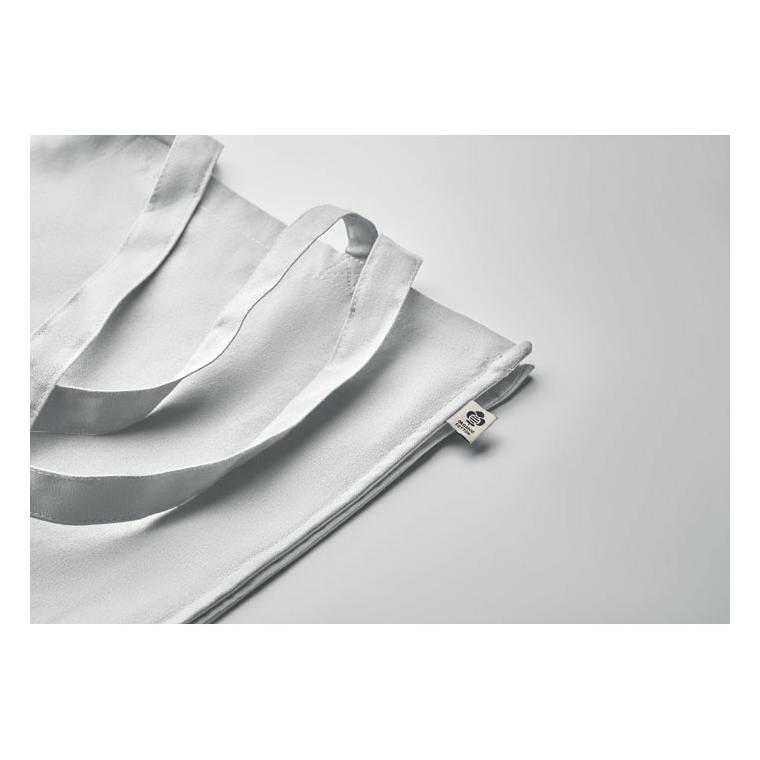 Sacoșă din bumbac organic BENTE COLOUR Alb