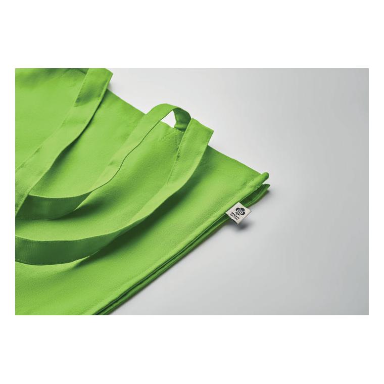 Sacoșă din bumbac organic BENTE COLOUR Galben