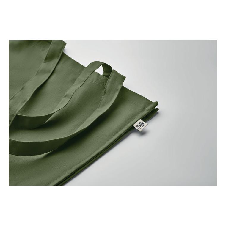 Sacoșă din bumbac organic BENTE COLOUR Verde