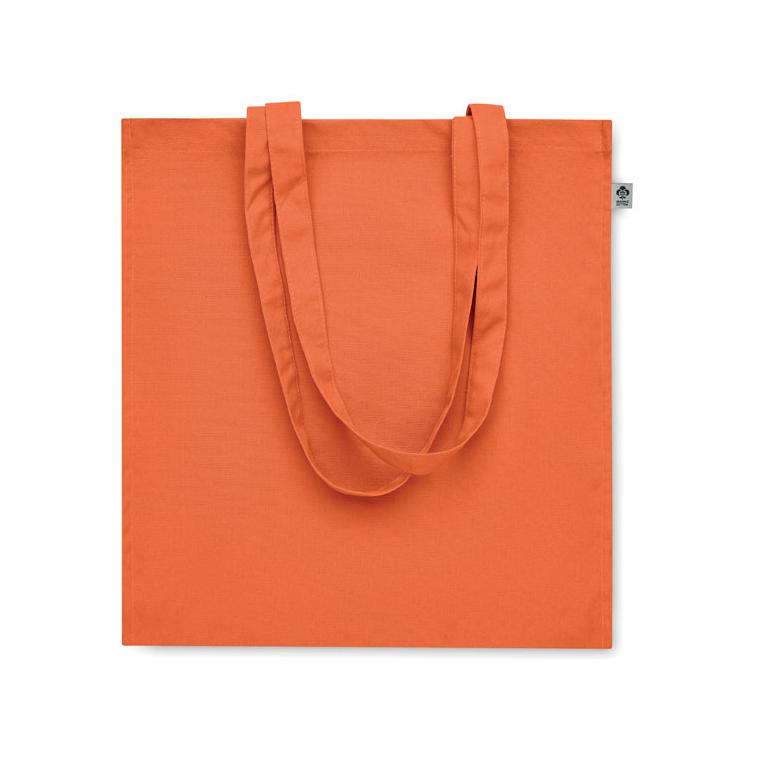 Sacoșă din bumbac organic BENTE COLOUR Portocaliu