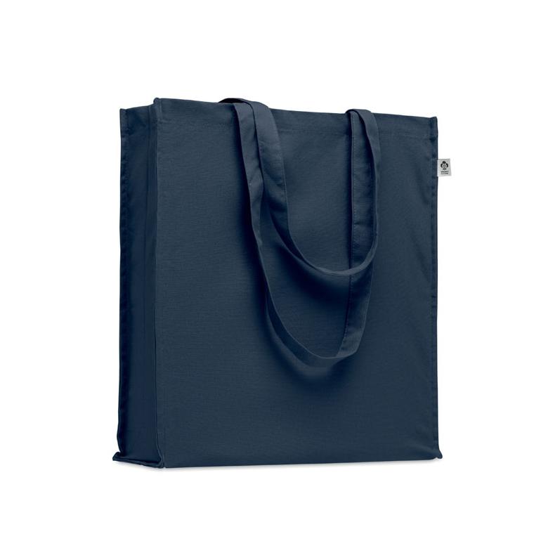 Sacoșă din bumbac organic BENTE COLOUR Navy