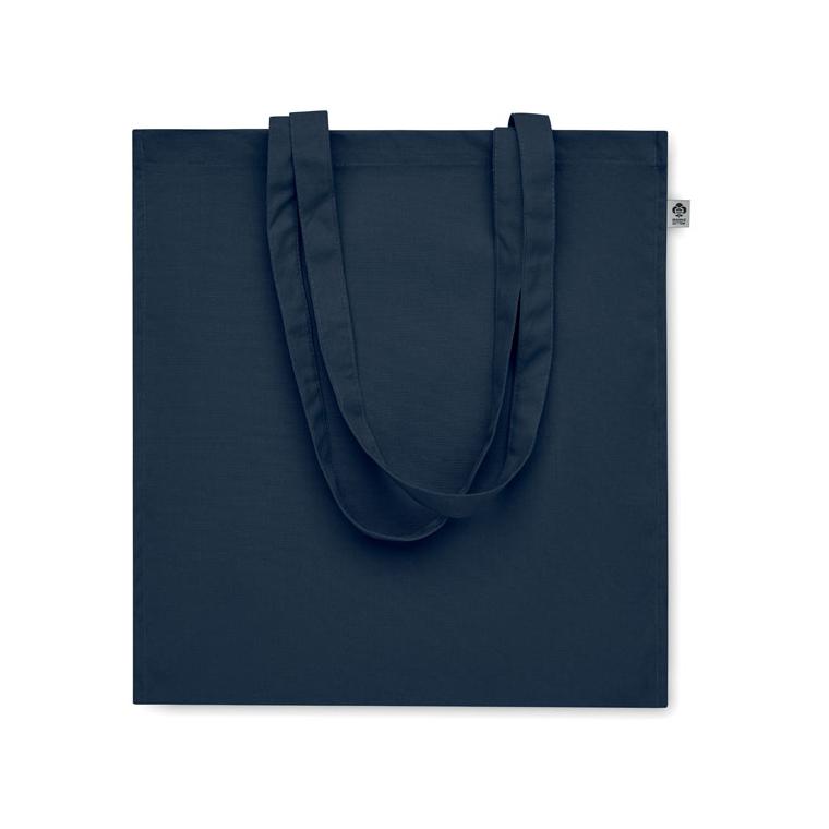 Sacoșă din bumbac organic BENTE COLOUR Navy