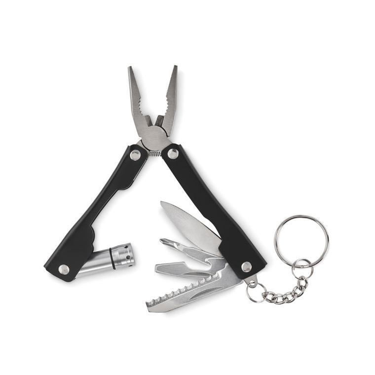 Cuțit multifuncțional pliabil AYUDA Negru