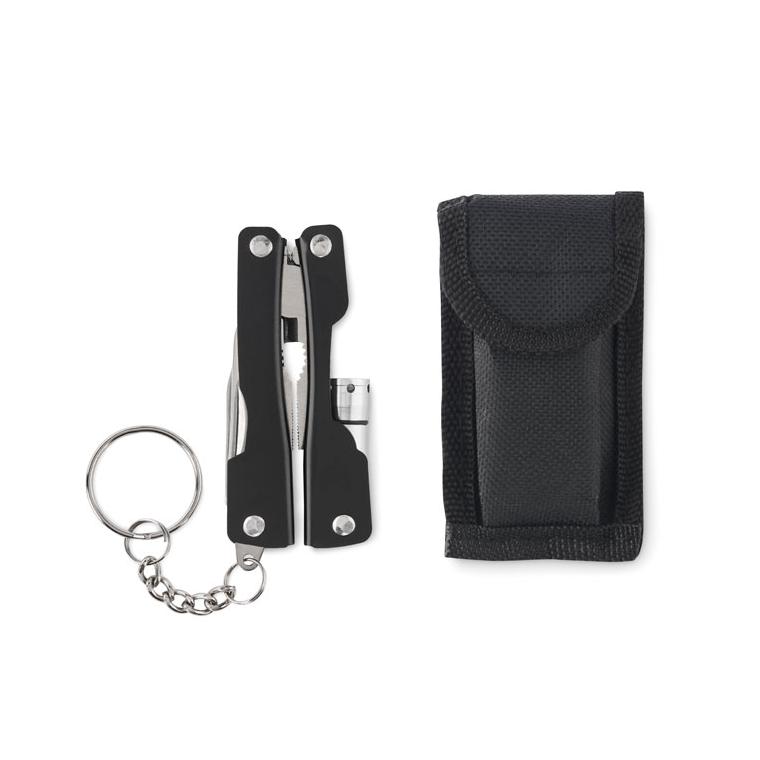 Cuțit multifuncțional pliabil AYUDA Negru