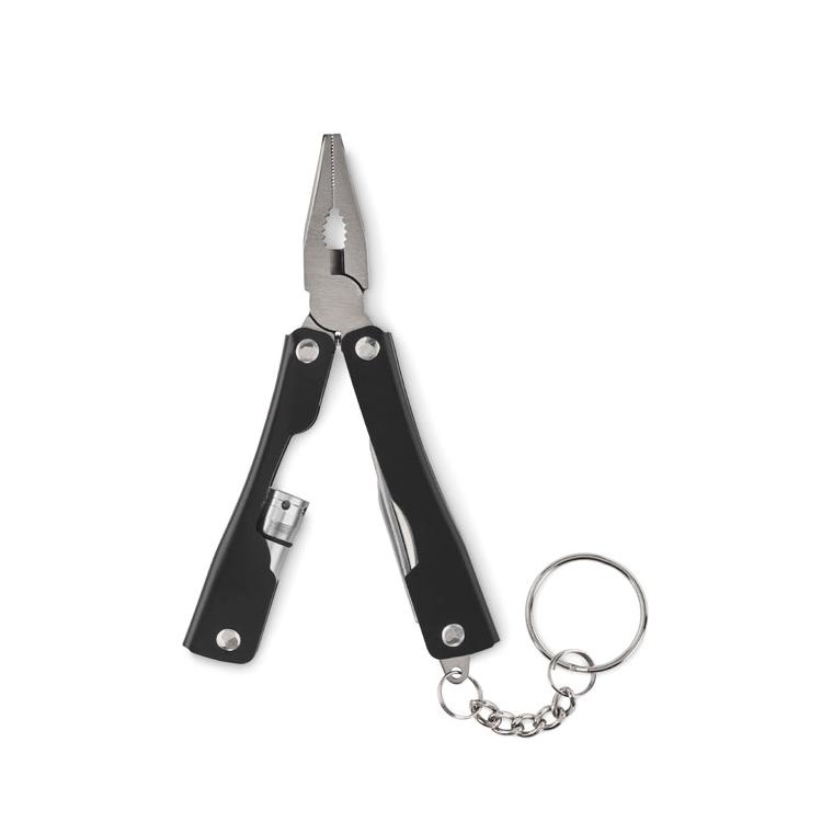 Cuțit multifuncțional pliabil AYUDA Negru