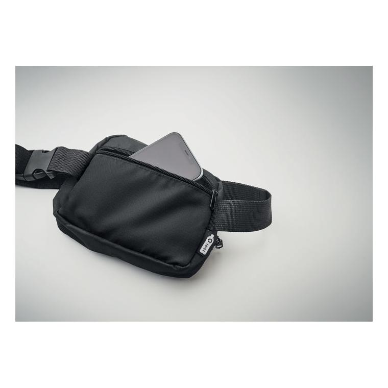 Borsetă din poliester RPET 300D TOSHI Negru