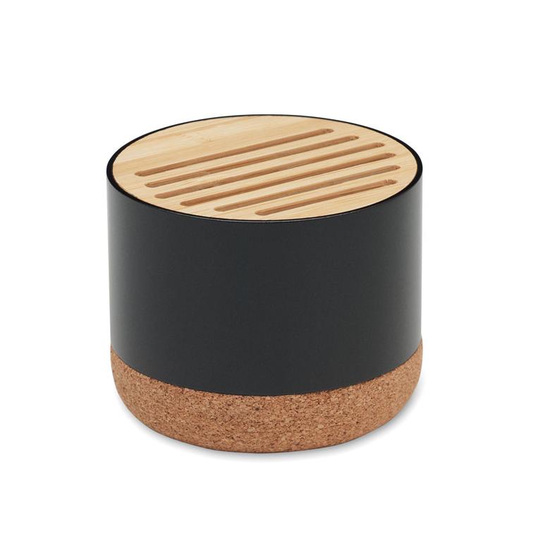 Boxă din plută și aluminiu RUMBA Negru