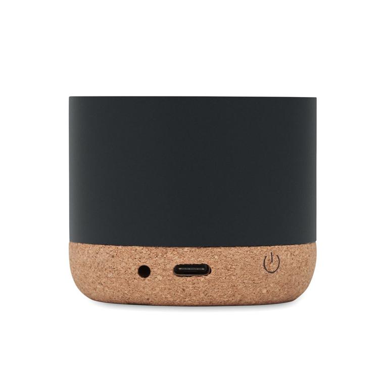 Boxă din plută și aluminiu RUMBA Negru