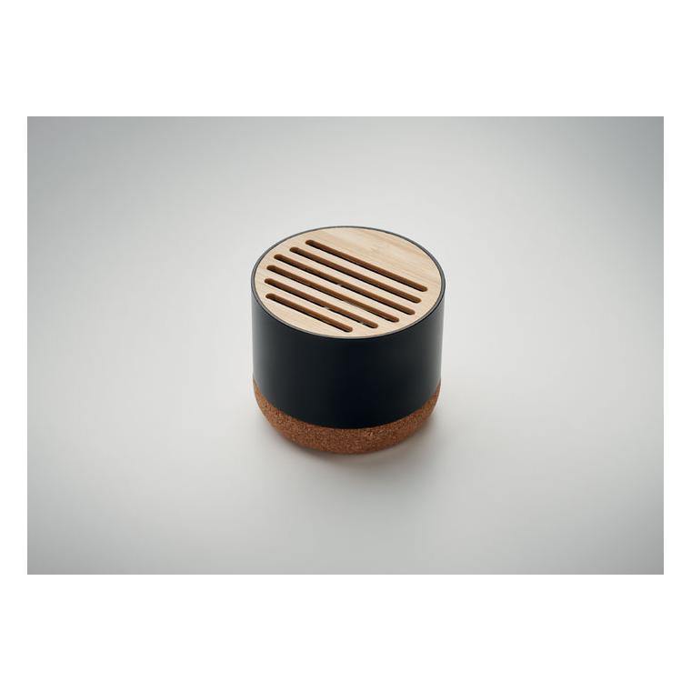 Boxă din plută și aluminiu RUMBA Negru