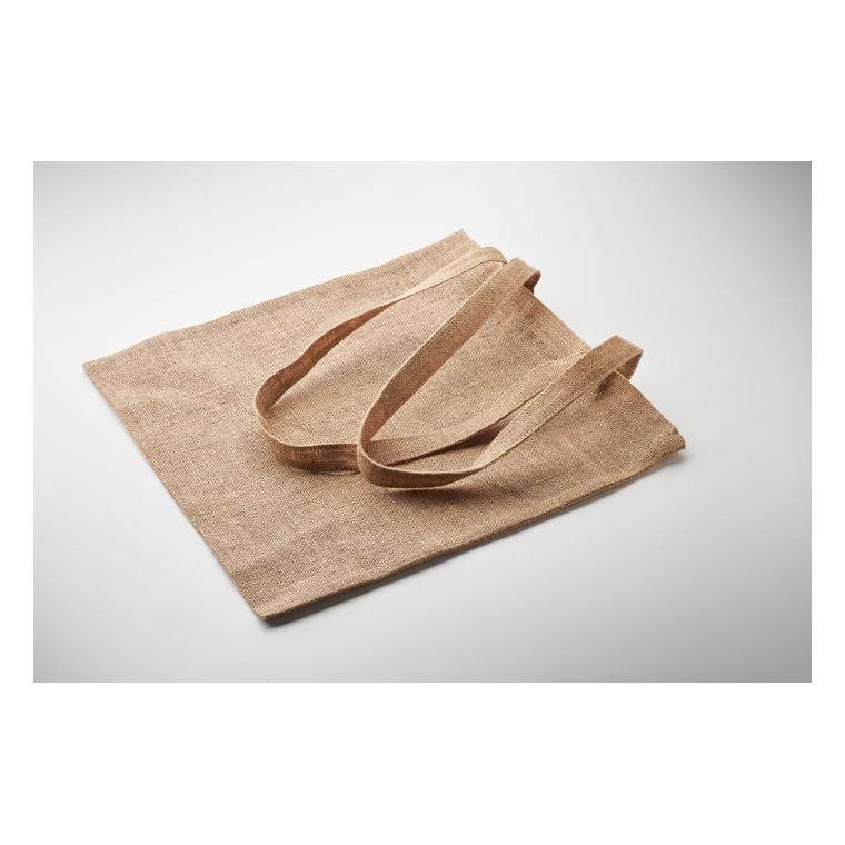 Sacoșă iută cu mânere lungi ZOLANG Bej