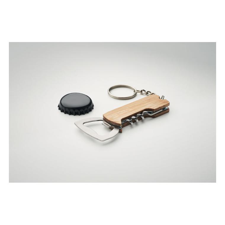 Unealtă de buzunar din bambus ALLIN1 Natur