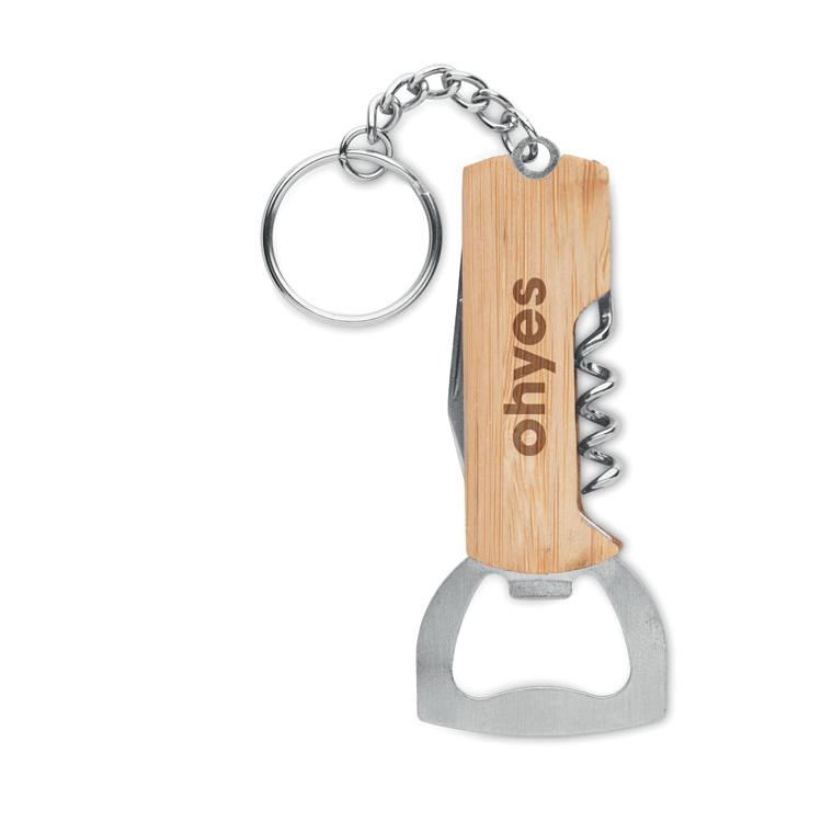 Unealtă de buzunar din bambus ALLIN1 Natur