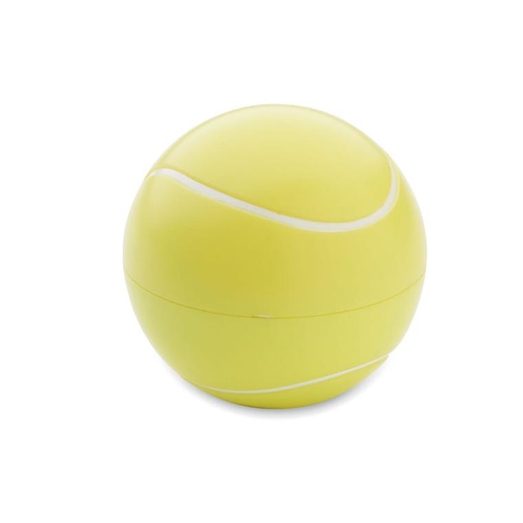 Balsam de buze în formă de minge de tenis TENNIS Galben