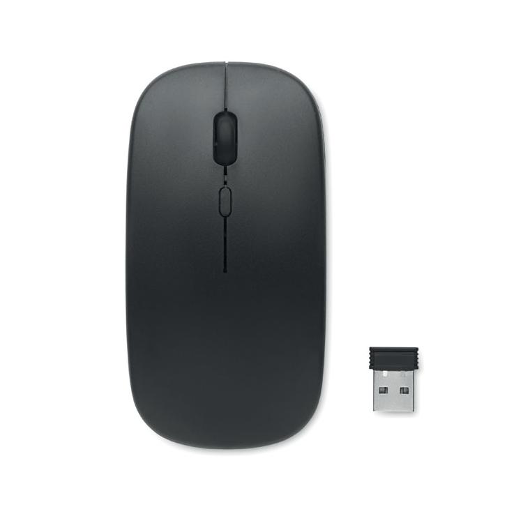Mouse wireless reîncărcabil CURVY C Negru