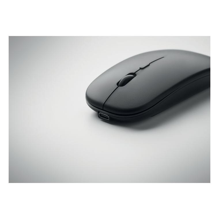 Mouse wireless reîncărcabil CURVY C Negru