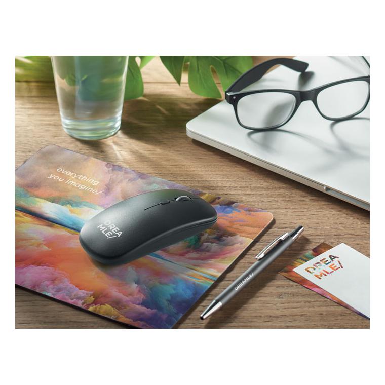 Mouse wireless reîncărcabil CURVY C Negru