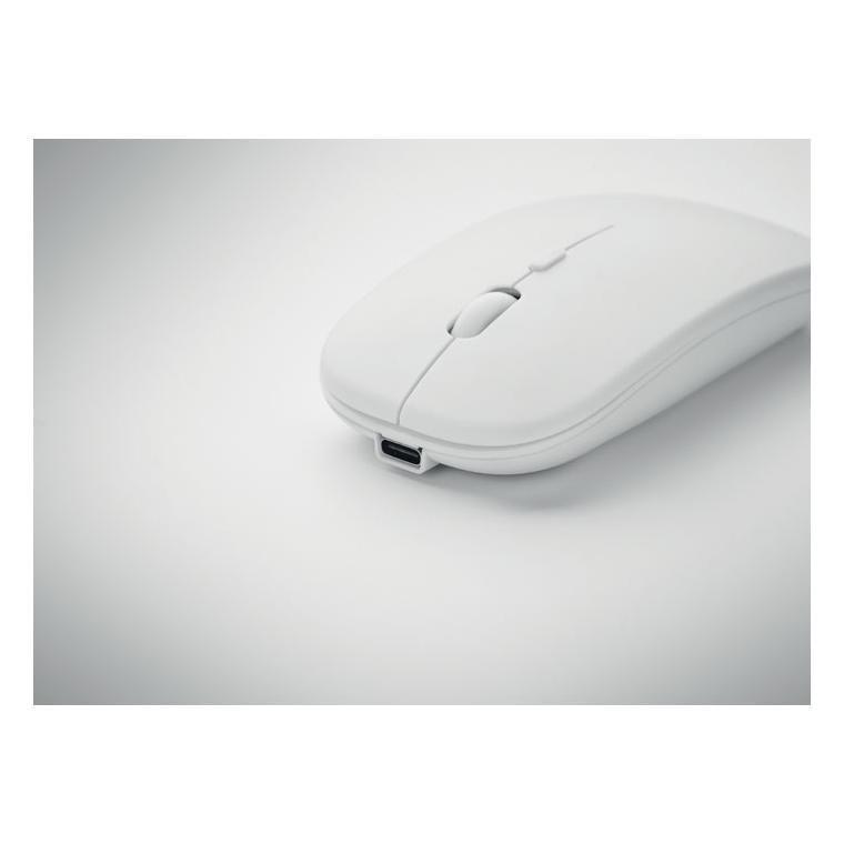 Mouse wireless reîncărcabil CURVY C Alb