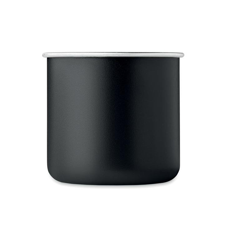 Cană oțel inoxidabil reciclat CARIBU Negru