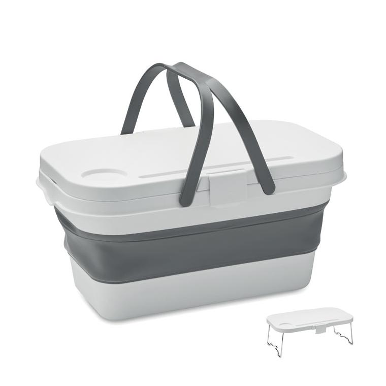 Coș de picnic pliabil CESTA Alb